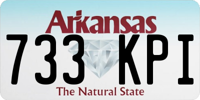 AR license plate 733KPI