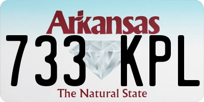 AR license plate 733KPL