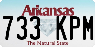 AR license plate 733KPM