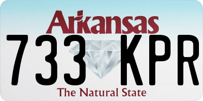 AR license plate 733KPR