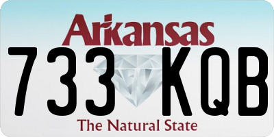 AR license plate 733KQB