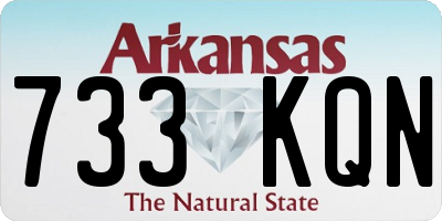 AR license plate 733KQN