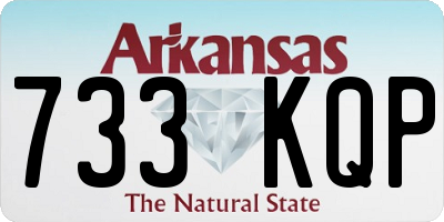 AR license plate 733KQP