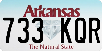 AR license plate 733KQR