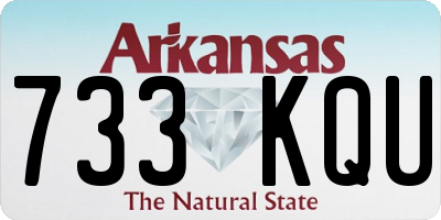 AR license plate 733KQU