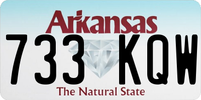 AR license plate 733KQW