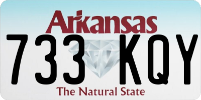 AR license plate 733KQY