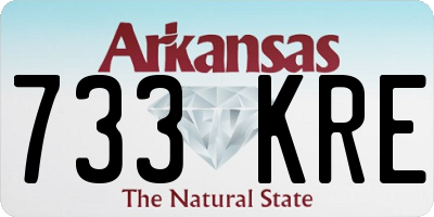 AR license plate 733KRE