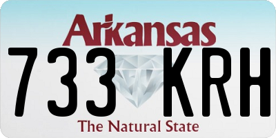 AR license plate 733KRH