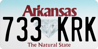 AR license plate 733KRK