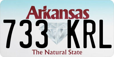 AR license plate 733KRL