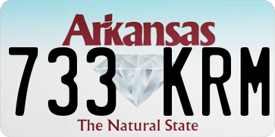 AR license plate 733KRM