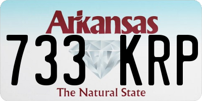 AR license plate 733KRP