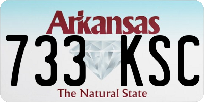 AR license plate 733KSC