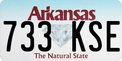 AR license plate 733KSE