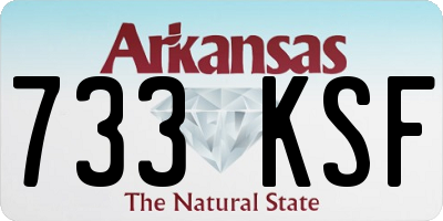 AR license plate 733KSF