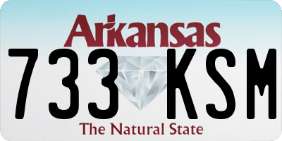 AR license plate 733KSM