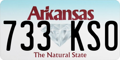 AR license plate 733KSO