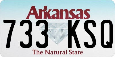 AR license plate 733KSQ