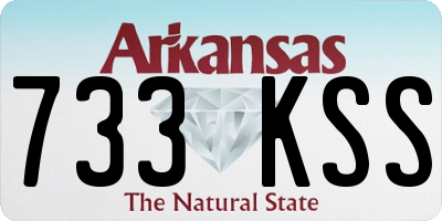 AR license plate 733KSS
