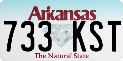 AR license plate 733KST