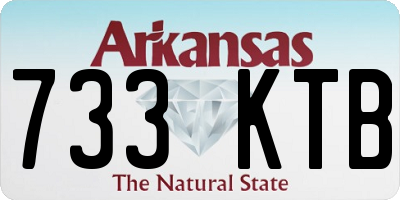 AR license plate 733KTB