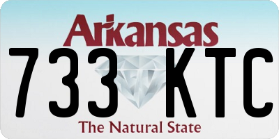 AR license plate 733KTC