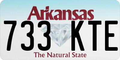 AR license plate 733KTE