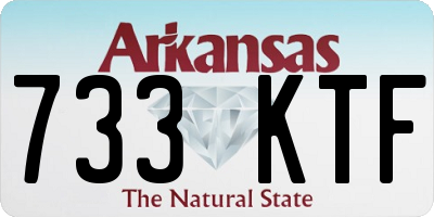 AR license plate 733KTF