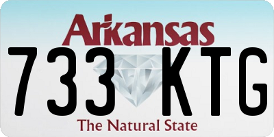 AR license plate 733KTG