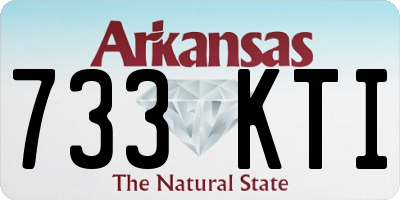 AR license plate 733KTI