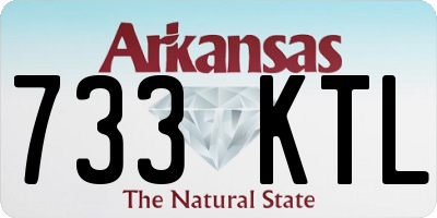 AR license plate 733KTL