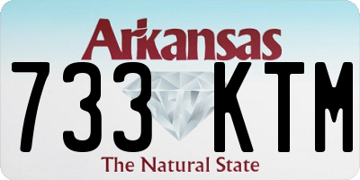 AR license plate 733KTM