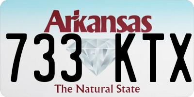 AR license plate 733KTX