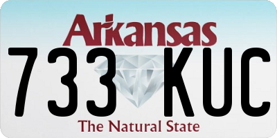 AR license plate 733KUC