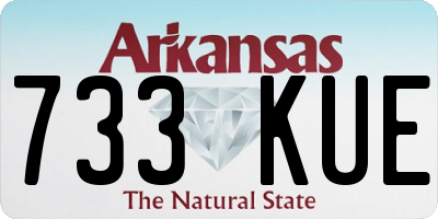 AR license plate 733KUE