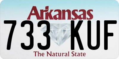 AR license plate 733KUF