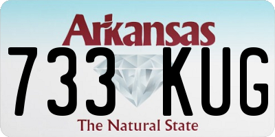 AR license plate 733KUG