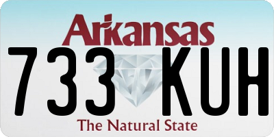AR license plate 733KUH