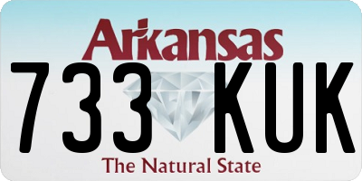 AR license plate 733KUK