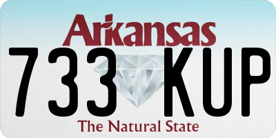 AR license plate 733KUP