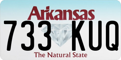 AR license plate 733KUQ