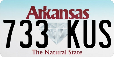 AR license plate 733KUS