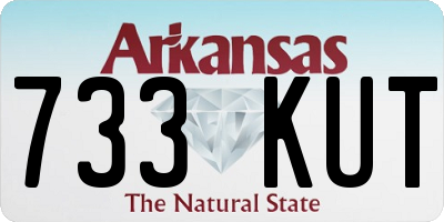 AR license plate 733KUT
