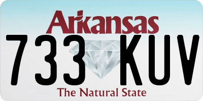 AR license plate 733KUV
