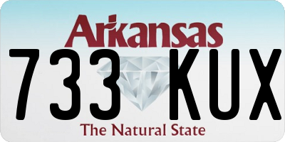 AR license plate 733KUX