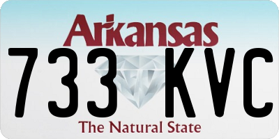 AR license plate 733KVC