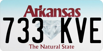 AR license plate 733KVE