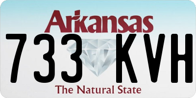 AR license plate 733KVH