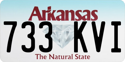 AR license plate 733KVI